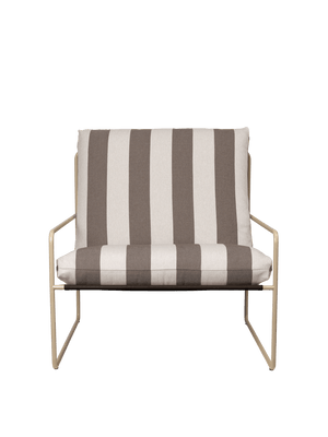 ferm LIVING Desert Cushion Cover Set – Stripe – Chocolate
