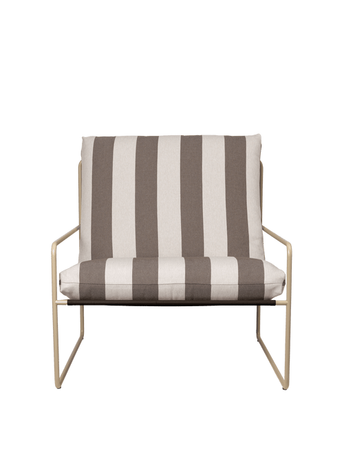 ferm LIVING Desert Cushion Cover Set – Stripe – Chocolate