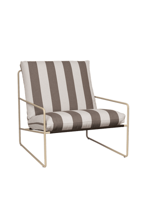 ferm LIVING Desert Cushion Cover Set – Stripe – Chocolate