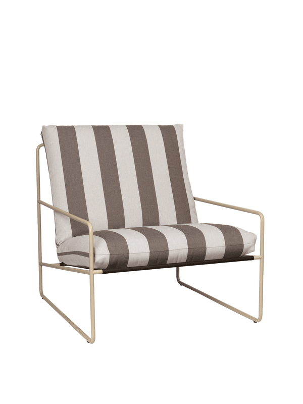ferm LIVING Desert Cushion Cover Set – Stripe – Chocolate