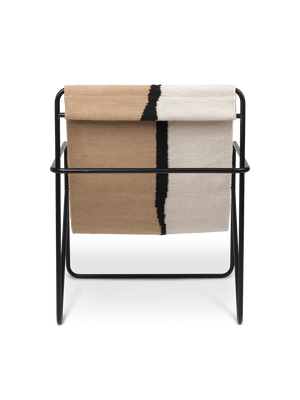 ferm LIVING Desert Lounge Chair – Black / Soil