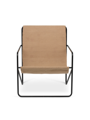 ferm LIVING Desert Lounge Chair – Black / Sand