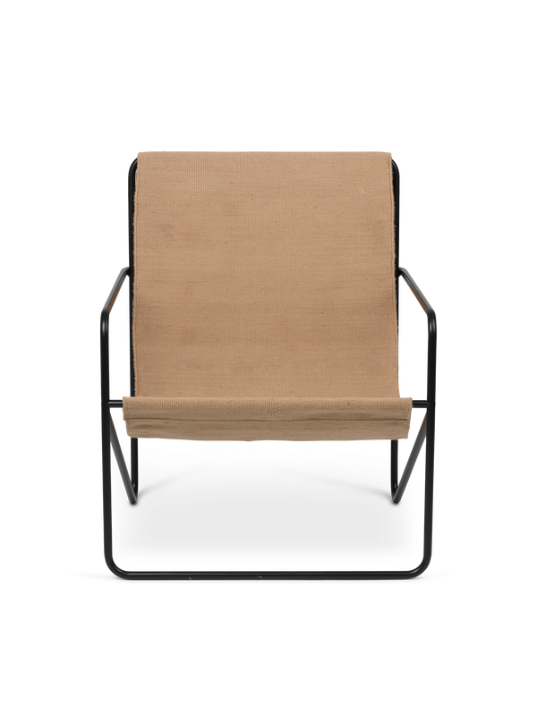 ferm LIVING Desert Lounge Chair – Black / Sand