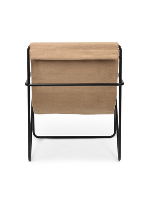 ferm LIVING Desert Lounge Chair – Black / Sand