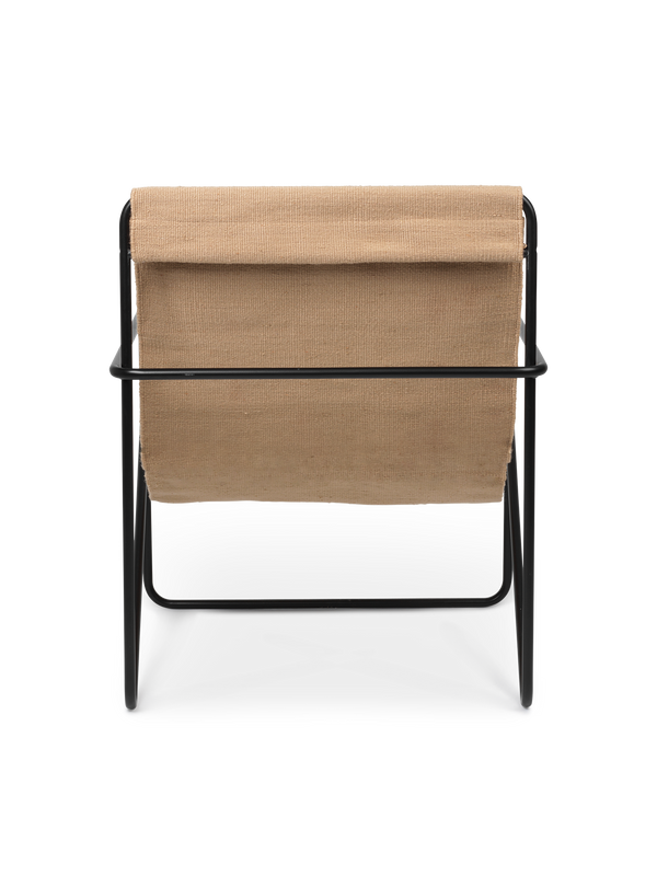 ferm LIVING Desert Lounge Chair – Black / Sand