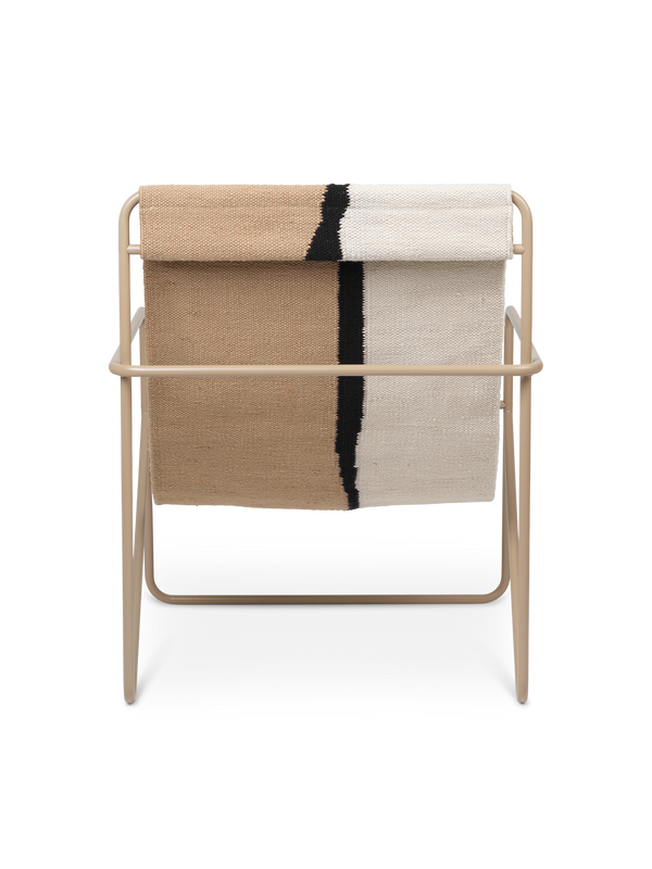 ferm LIVING Desert Lounge Chair – Cashmere / Soil