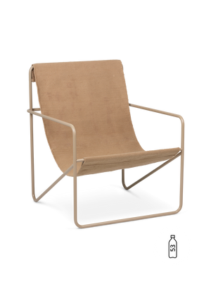 ferm LIVING Desert Lounge Chair – Cashmere / Sand
