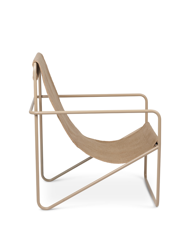 ferm LIVING Desert Lounge Chair – Cashmere / Sand