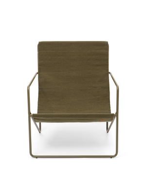 ferm LIVING Desert Lounge Chair – Olive / Olive