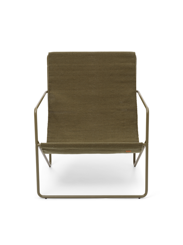 ferm LIVING Desert Lounge Chair – Olive / Olive