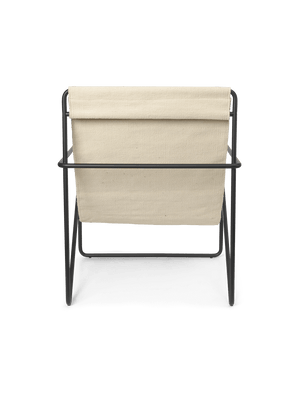 ferm LIVING Desert Lounge Chair – Black / Cloud