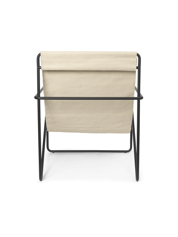 ferm LIVING Desert Lounge Chair – Black / Cloud