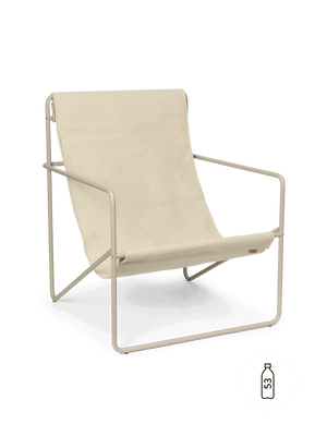 ferm LIVING Desert Lounge Chair – Cashmere / Cloud