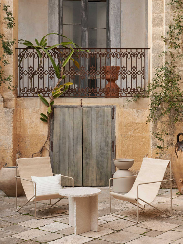 ferm LIVING Desert Lounge Chair – Cashmere / Cloud