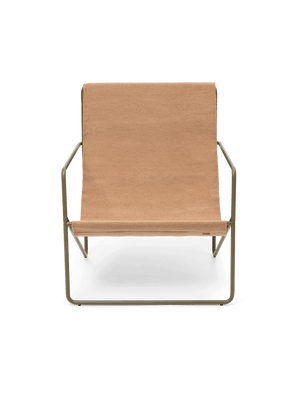 ferm LIVING Desert Lounge Chair – Olive / Sand