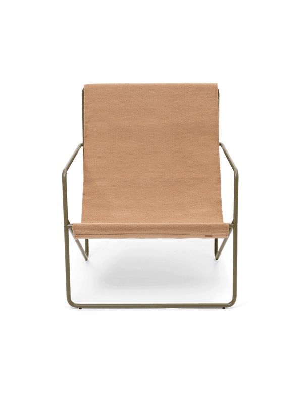 ferm LIVING Desert Lounge Chair – Olive / Sand
