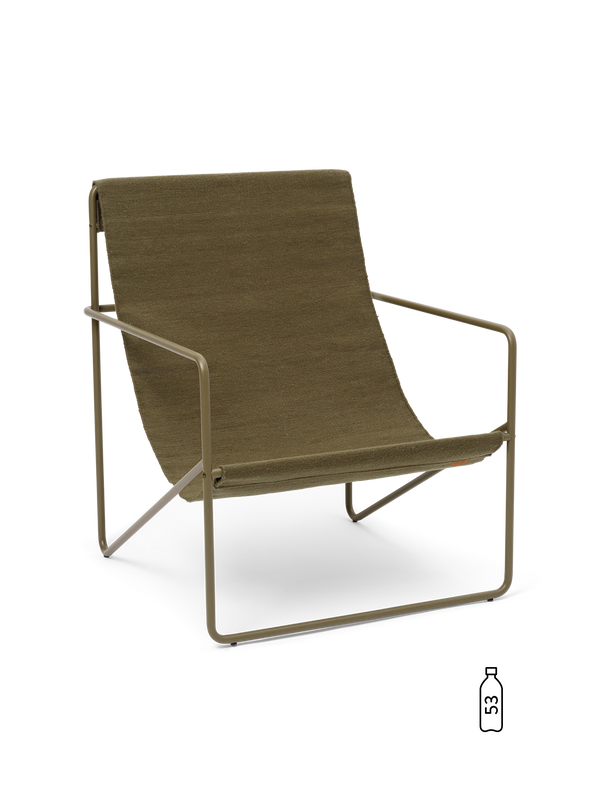 ferm LIVING Desert Lounge Seat – Olive