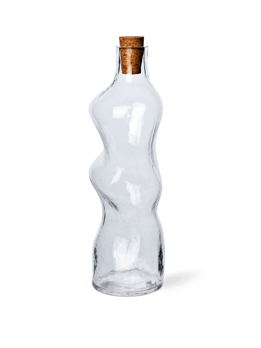 ferm LIVING Dimple Bottle – Clear
