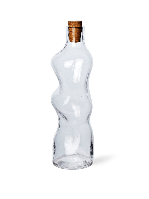 ferm LIVING Dimple Bottle – Clear