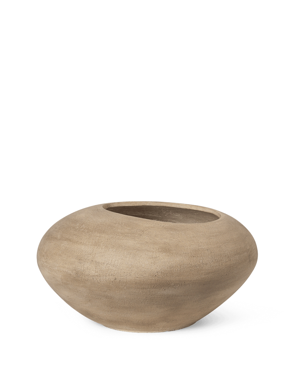 ferm LIVING Dodu Pot Low – Brown