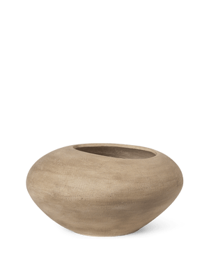 ferm LIVING Dodu Pot Low – Brown