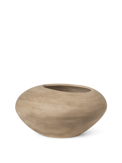 ferm LIVING Dodu Pot Low – Brown