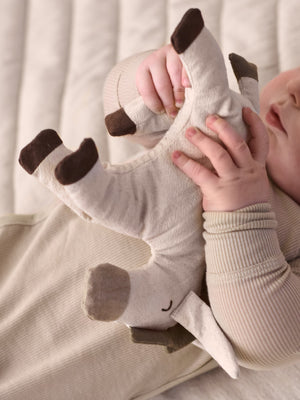 ferm LIVING Donkey Soft Toy – Undyed / Dark Sand