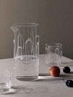 ferm LIVING Doodle Carafe – Clear