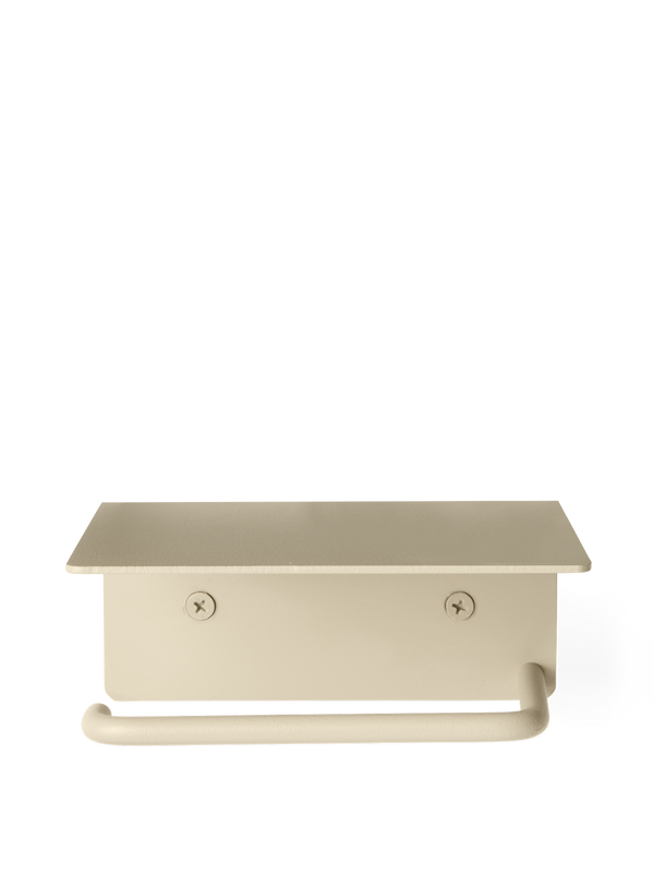 ferm LIVING Dora Toilet Paper Holder – Shelf – Cashmere