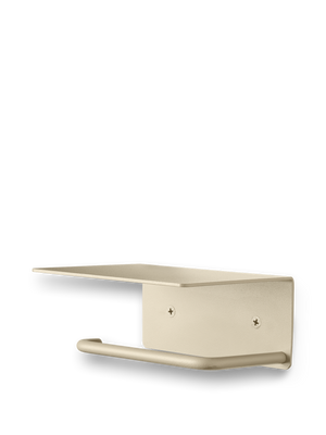 ferm LIVING Dora Toilet Paper Holder – Shelf – Cashmere