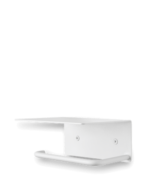 ferm LIVING Dora Toilet Paper Holder – Shelf – White
