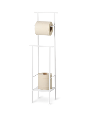 ferm LIVING Dora Toilet Paper Stand – White