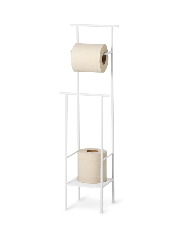 ferm LIVING Dora Toilet Paper Stand – White