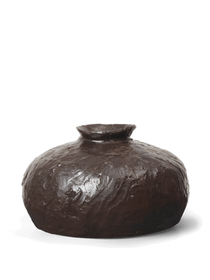ferm LIVING Doro Vase H11 cm – Coffee