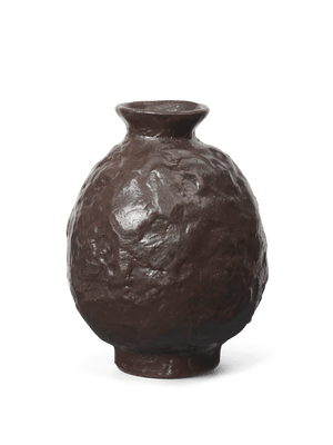 ferm LIVING Doro Vase H16 cm – Coffee