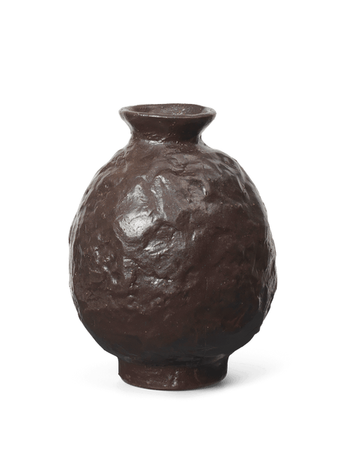 ferm LIVING Doro Vase H16 cm – Coffee