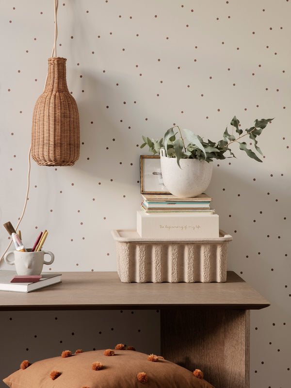 ferm LIVING Dot Wallpaper – Off-white