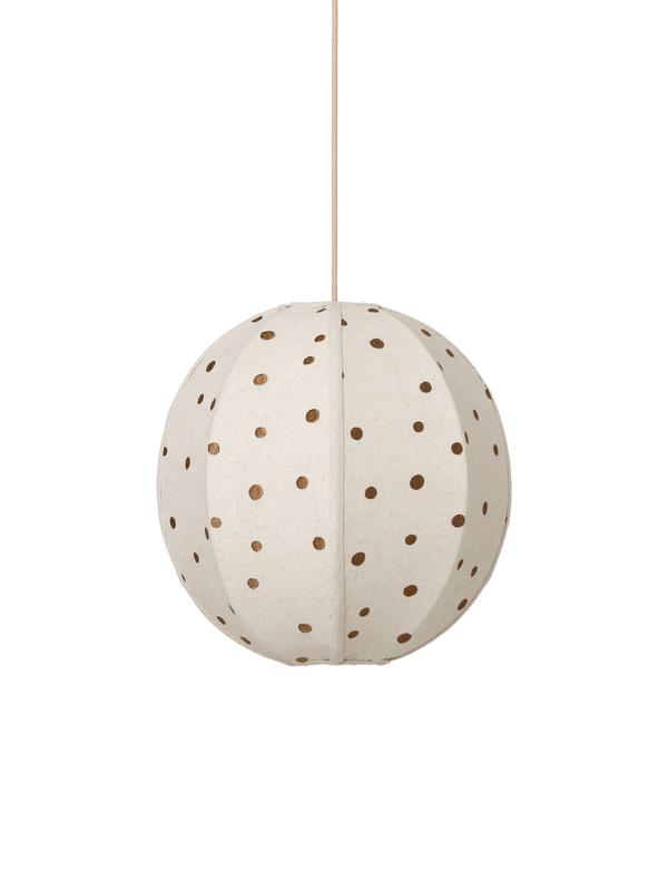 ferm LIVING Dots Textile Lampshade – Natural