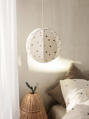 ferm LIVING Dots Textile Lampshade – Natural