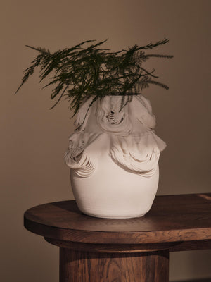 ferm LIVING Drisca Vase H23 cm – Off-white