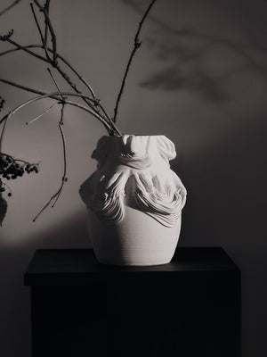 ferm LIVING Drisca Vase H23 cm – Off-white