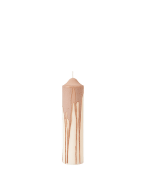 ferm LIVING Dryp Pillar Candle H20 cm – Beige