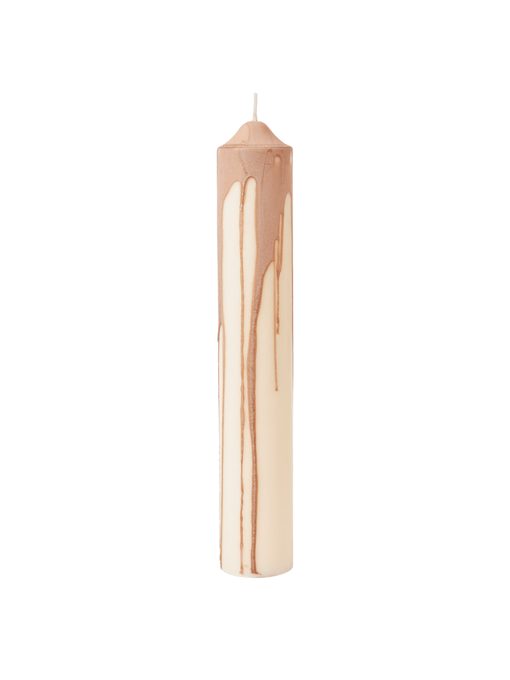 ferm LIVING Dryp Pillar Candle H30 cm – Beige