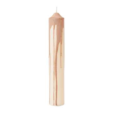 ferm LIVING Dryp Pillar Candle H30 cm – Beige