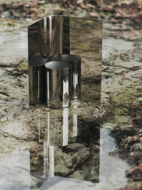 ferm LIVING Eddy Vase – Mirror Polished