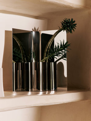 ferm LIVING Eddy Vase – Mirror Polished