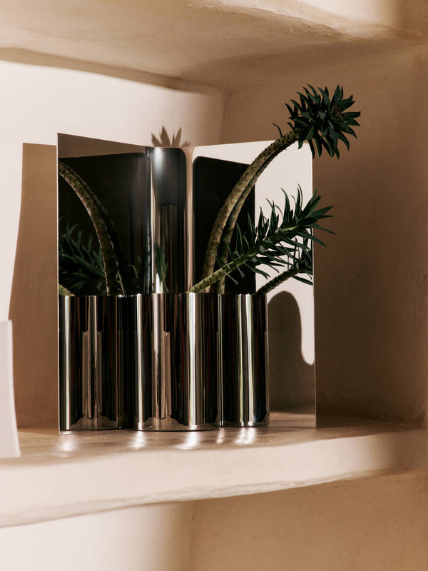 ferm LIVING Eddy Vase – Mirror Polished