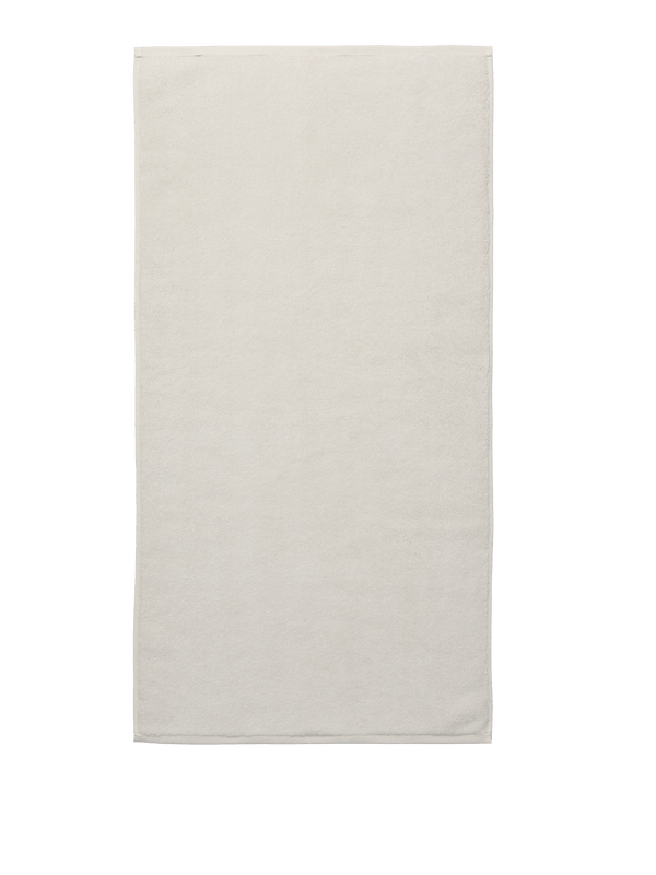 ferm LIVING Ekko Bath Towel – Cashmere / Off-White