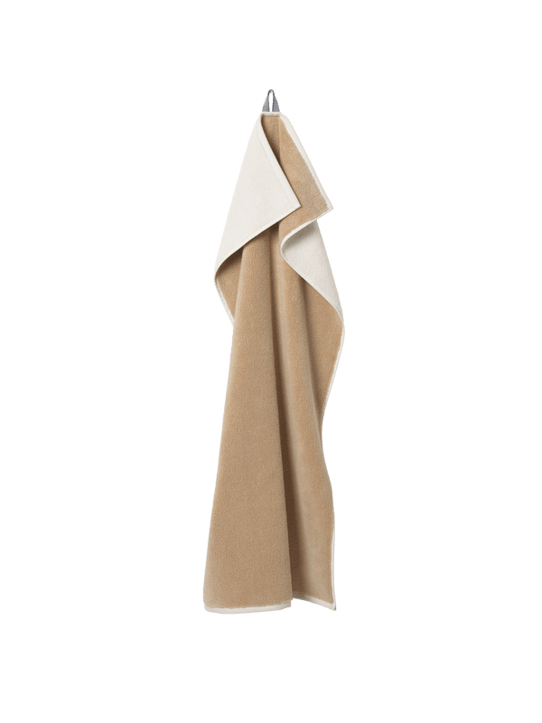 ferm LIVING Ekko Bath Towel – Cashmere / Off-White