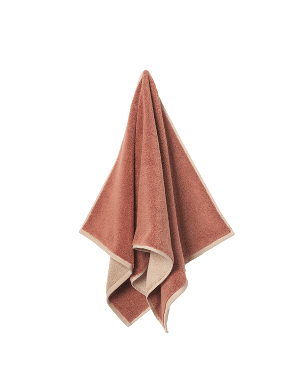 ferm LIVING Ekko Bath Towel – Mocha / Cashmere